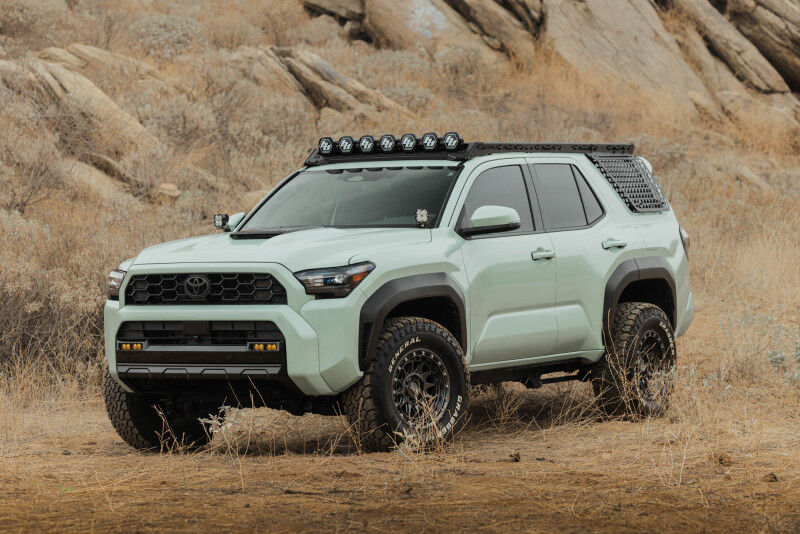 Toyota 4Runner Exterior Window Molle - Driver Side - DV8 Offroad - For DV8 Roof Rack - Black Powder Coated - `25-`26